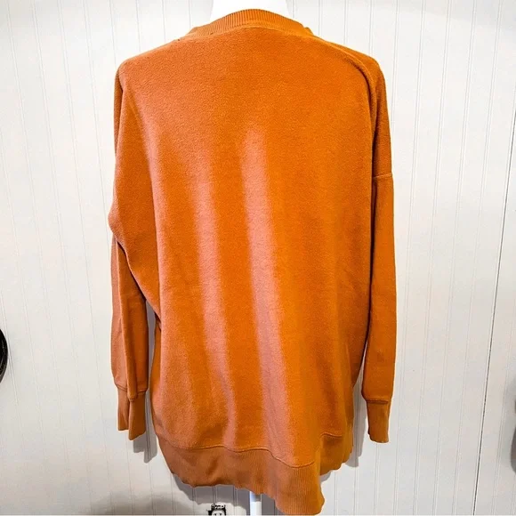 aerie Oversized Coziest Desert Fuzzy Sweatshirt - Picture 7 of 7